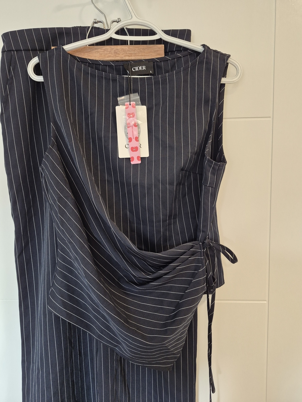 Cider Navy Pinstriped Set - Picture 2 of 10